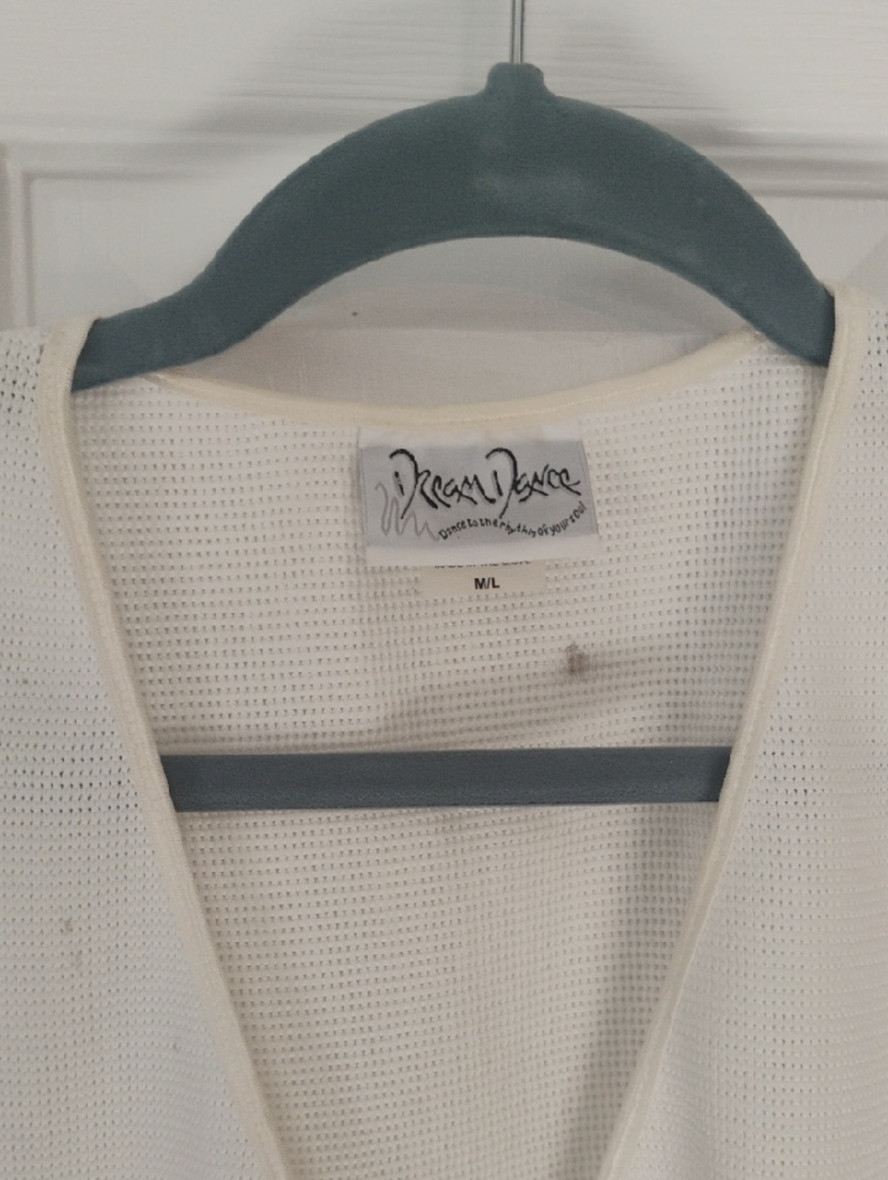 Dream Dance Vintage Cream Colored Fringe Vest Size Medium/Large - Picture 2 of 7